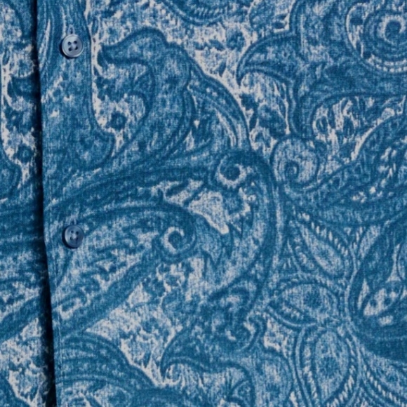 Cubavera~ Paisley Longsleeve Shirt Size XXL - Picture 5 of 6